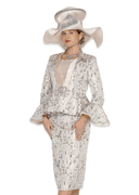 Wholesale Women's Jacket/Skirt/Camisole Church Suit - Click to Enlarge