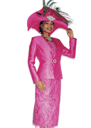 Wholesale Women's Jacket/Skirt/Camisole Church Suit - Click to Enlarge
