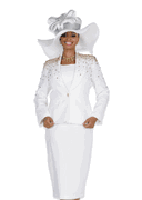 Wholesale Women's Jacket/Skirt/Camisole Church Suit - Click to Enlarge