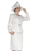 Wholesale Women's Jacket/Skirt/Camisole Church Suit - Click to Enlarge