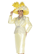 Wholesale Women's Jacket/Skirt/Camisole Church Suit - Click to Enlarge