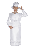 Wholesale Women's Jacket/Skirt/Camisole Church Suit - Click to Enlarge