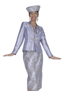 Wholesale Women's Jacket/Skirt/Camisole Church Suit - Click to Enlarge