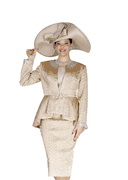 Wholesale Women's Jacket/Skirt/Camisole Church Suit - Click to Enlarge