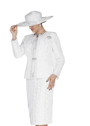 Wholesale Women's Jacket/Skirt/Camisole Church Suit - Click to Enlarge