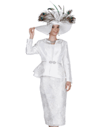 Wholesale Women's Jacket/Skirt/Camisole Church Suit - Click to Enlarge