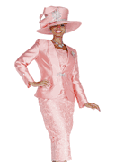 Wholesale Women's Jacket/Skirt/Camisole Church Suit - Click to Enlarge