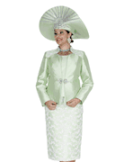 Wholesale Women's Jacket/Skirt/Camisole Church Suit - Click to Enlarge