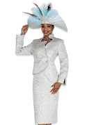 Wholesale Women's Jacket/Skirt Church Suit - Click to Enlarge