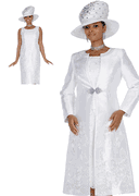 Wholesale Women's Long Jacket/Dress Church Suit - Click to Enlarge