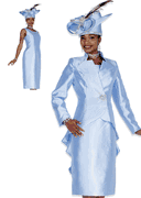 Wholesale Women's Long Jacket/Dress Church Suit - Click to Enlarge