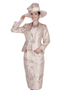 Wholesale Women's Jacket/Skirt/Camisole Church Suit - Click to Enlarge