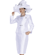 Wholesale Women's Jacket/Skirt/Camisole Church Suit - Click to Enlarge