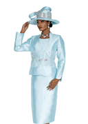Wholesale Women's Jacket/Skirt/Camisole Church Suit - Click to Enlarge