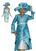 Wholesale Women's Long Jacket/Dress Church Suit