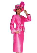 Wholesale Women's Long Jacket/Skirt Church Suit