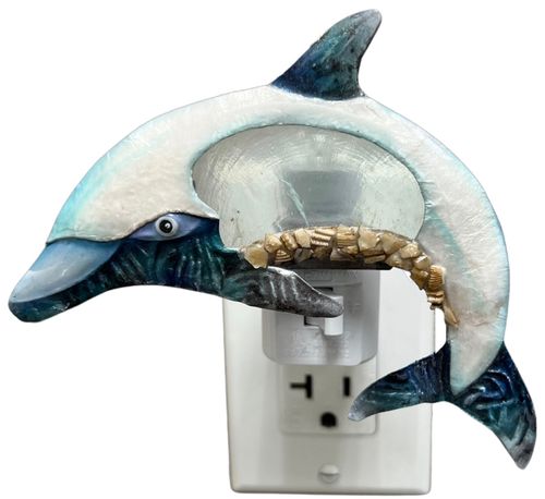Blue Dolphin Night Light