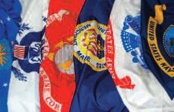 Armed Forces Flag Indoor & Parade Set (Set of 5)