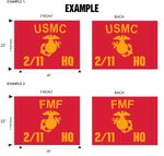 Marine Corps Regulation Double Sided Guidons