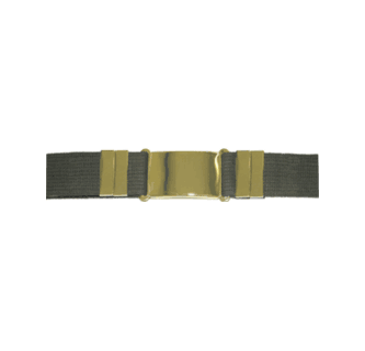 OD Web Parade Belts with Gold Buckle