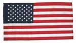 U.S.A. 4'4" x 5'6" Ceremonial & Parade Nylon Embroidered flag (No Fringe)