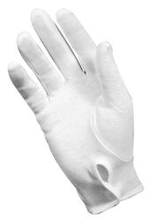 White Cotton Dress Uniform Gloves 