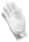 White Cotton Dress Uniform Gloves 