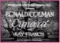 CYNARA - 1932 - RONALD COLMAN & KAY FRANCIS - KING VIDOR OR MOVIE - RARE DVD