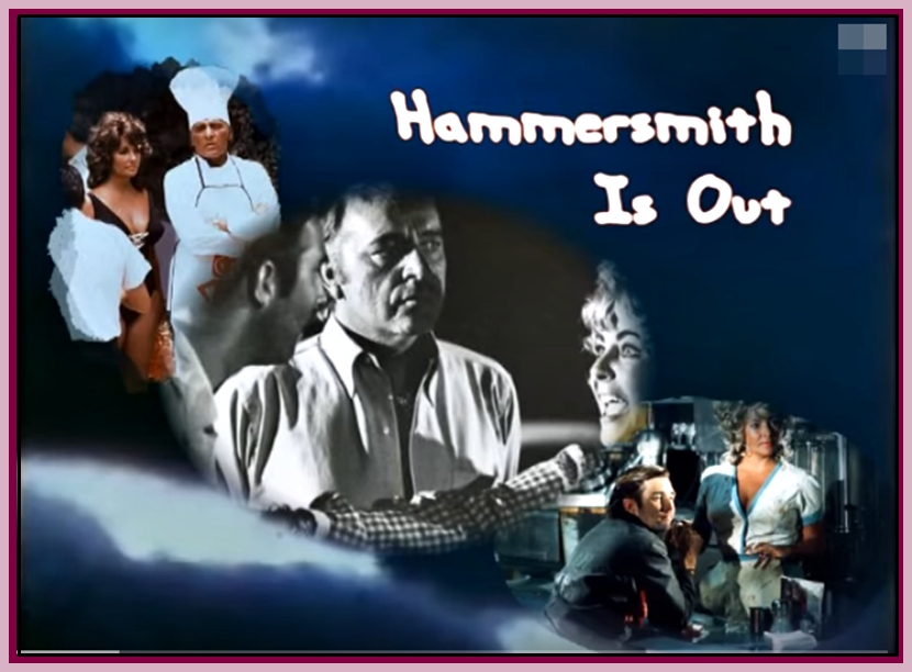HAMMERSMITH IS OUT 1972 ELIZABETH TAYLOR RICHARD BURTON RARE DVD