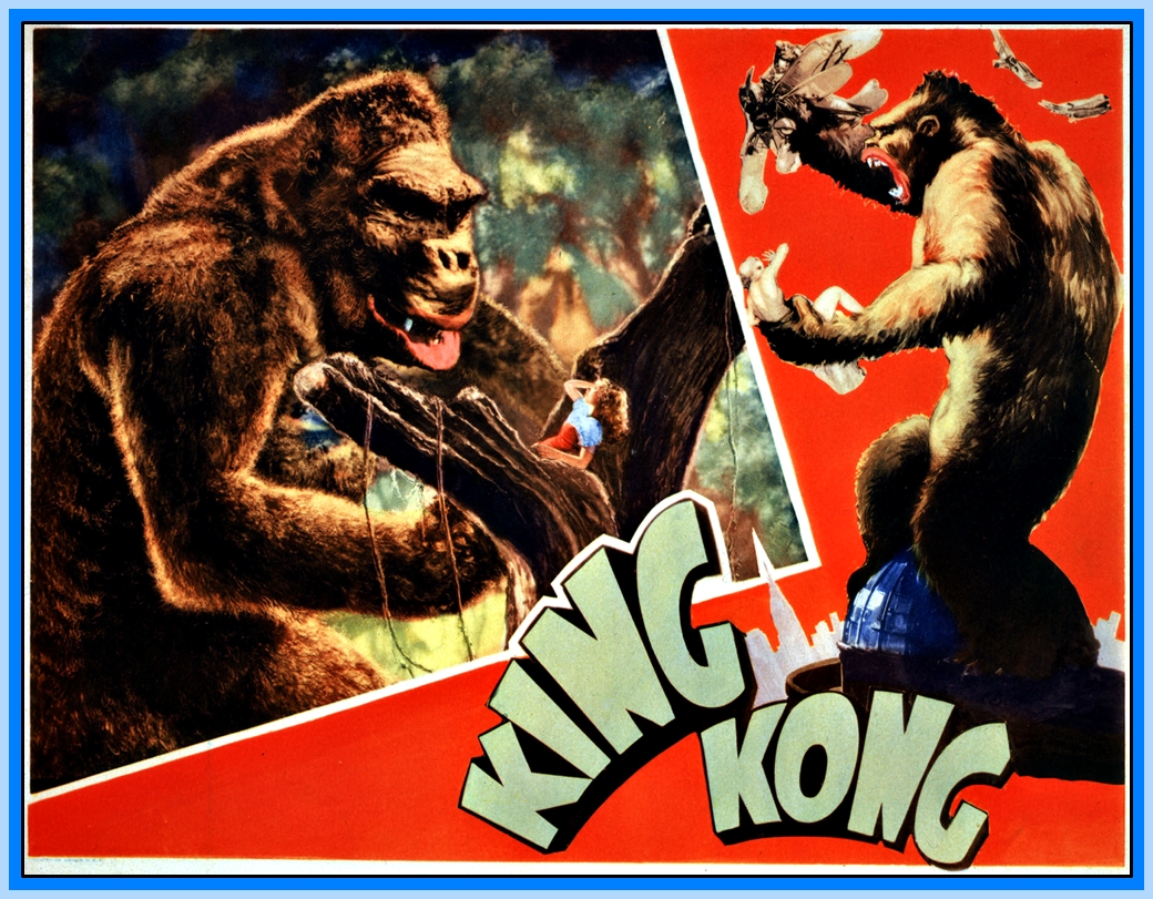 King Kong 1933 Colorized Poster