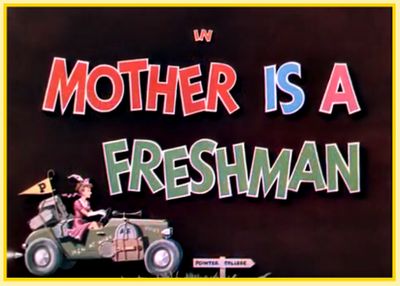 MOTHER IS A FRESHMAN - 1949 - LORETTA YOUNG - RARE DVD