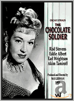 CHOCOLATE SOLDIER - 1955 - EDDIE ALBERT - RISE STEVENS - AKIM TAMIROFF - RARE DVD