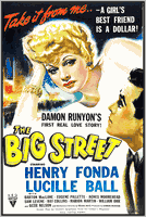 THE BIG STREET - 1942 - LUCILLE BALL - RARE DVD 