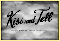 KISS AND TELL - 1945 - SHIRLEY TEMPLE - WALTER ABEL - RARE DVD