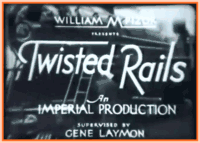 TWISTED RAILS - 1934 - ALICE DAHL - RARE DVD 