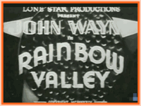 RAINBOW VALLEY - 1935 - JOHN WAYNE - RARE DVD