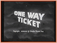 ONE WAY TICKET - (1935) - DVD - WITH LLOYD NOLAN, PEGGY CONKLIN