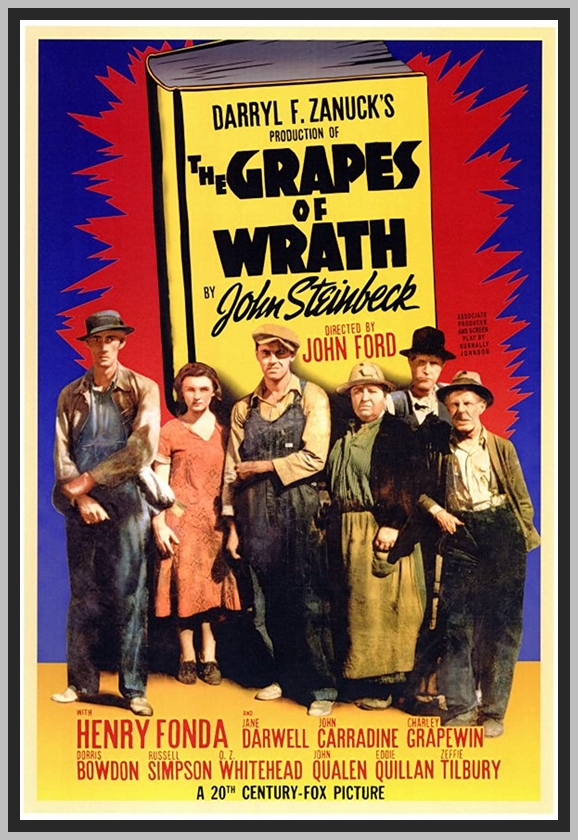 THE GRAPES OF WRATH COLORIZED 1940 HENRY FONDA RARE DVD