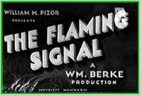 THE FLAMING SIGNAL - 1933 - MARCELINE DAY - RARE DVD 