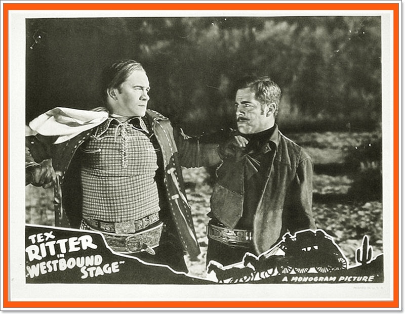 WESTBOUND STAGE - 1939 - WITH TEX RITTER - RARE DVD