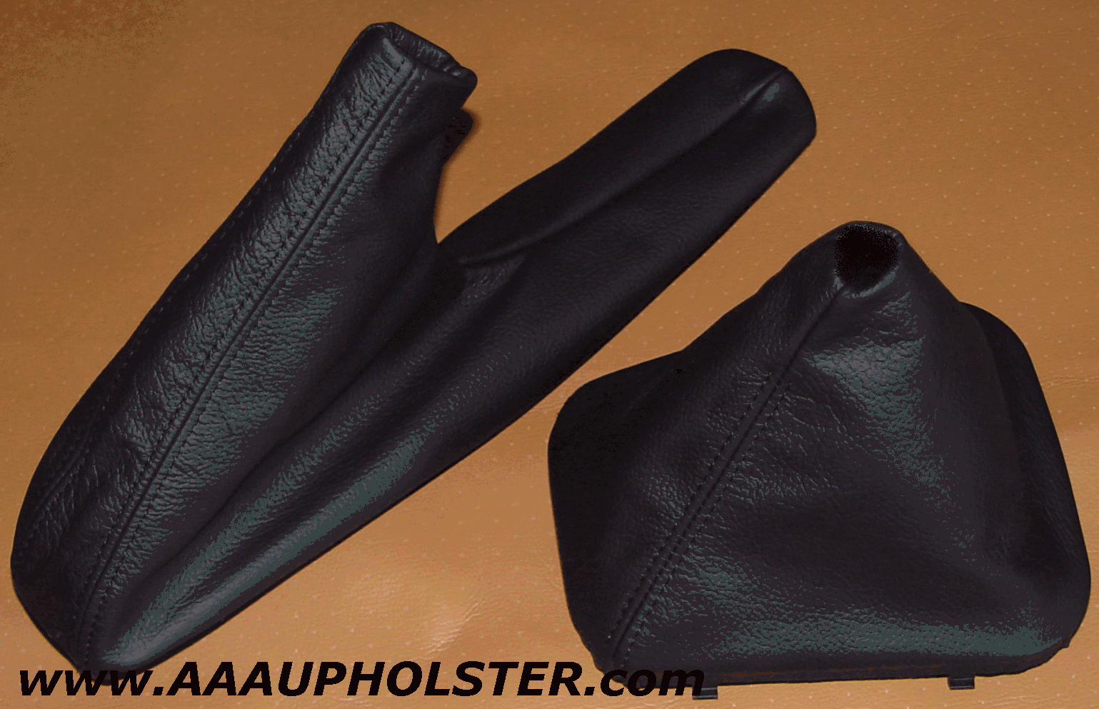 BMW Z3 LEATHER SHIFT & PARKING E BRAKE BOOTS SET