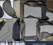 Fits Porsche 911 930 Real leather with fabric center inserts  Front & Rear Standard Seats New Upholstery Recovery Kit Covers 1977 1978 1979 1980 1981 1982 1983 84 Fits Porsche 911 930 Real leather with fabric center inserts  Front & Rear Standard Seats New Upholstery Recovery Kit Covers 1977 1978 1979 1980 1981 1982 1983 84