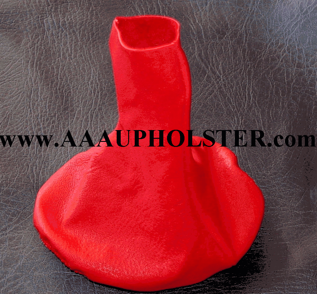 PORSCHE 968/944 6-Spd Used Shifter Knob,New OEM Leather Boot 944 424