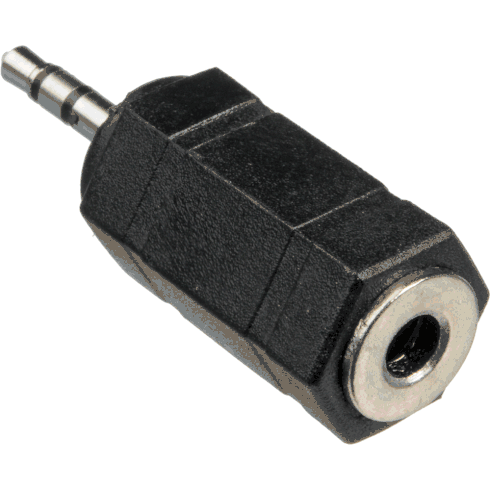2.5mm Male to 3.5mm Female Audio Adaptor