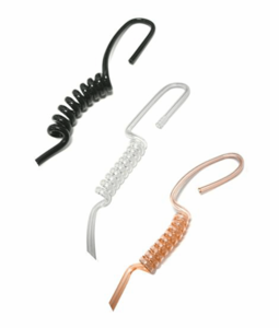 Acoustic Tube Replacement for Earpiece - Black, Clear or Tan T-01