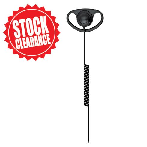 Lite Series Listen Only Earpiece w/ Soft Rubber D-Shaped Speaker Similar to PMLN4620 JH-001