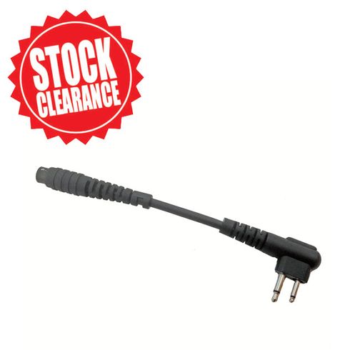 Quick Disconnect Pigtail Adaptor for Motorola 2-Pin Radios GP88, GP300, CP200 etc. QD-M
