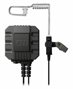 Tactical Elite Series Surveillance Kit with Large Forward Facing PTT Button & Optional Wired Weapon PTT P02-A01 Tactical Elite Series Surveillance Kit with Large Forward Facing PTT Button & Optional Wired Weapon PTT P02-A01