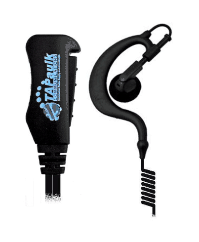 TAPaulk PRO Series 1-Wire EarHook Surveillance Kit w/ Palm PTT P11-H1