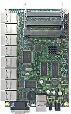MIKROTIK RB/493AH ROUTERBOARD, 9 LAN / 3 MINI-PCI 680MHZ 128MB L5